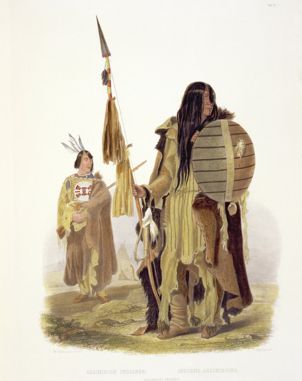 Assiniboin Indians, deska 32 ze svazku 2 