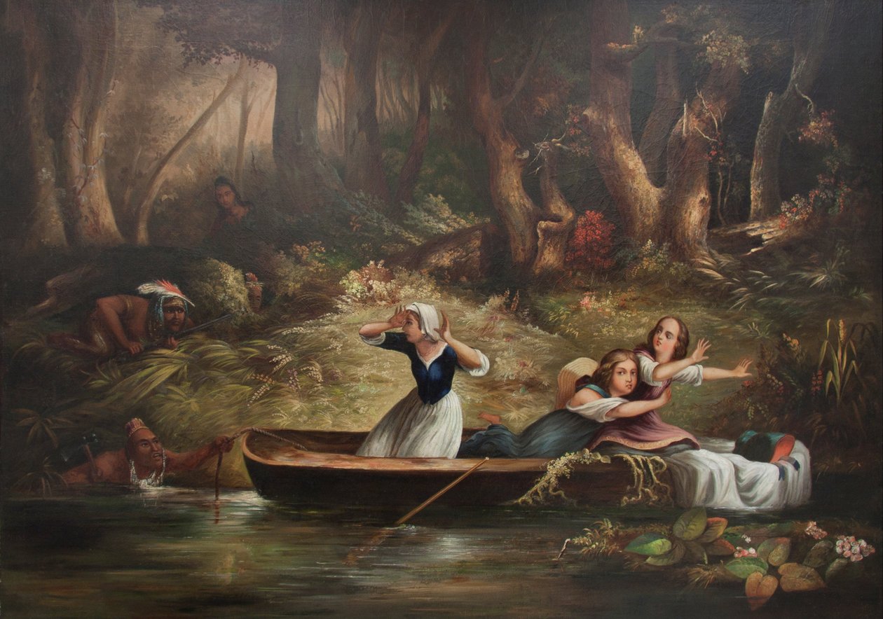 Zachycení dívek z Calloway a Jemima Boone od Karl Bodmer