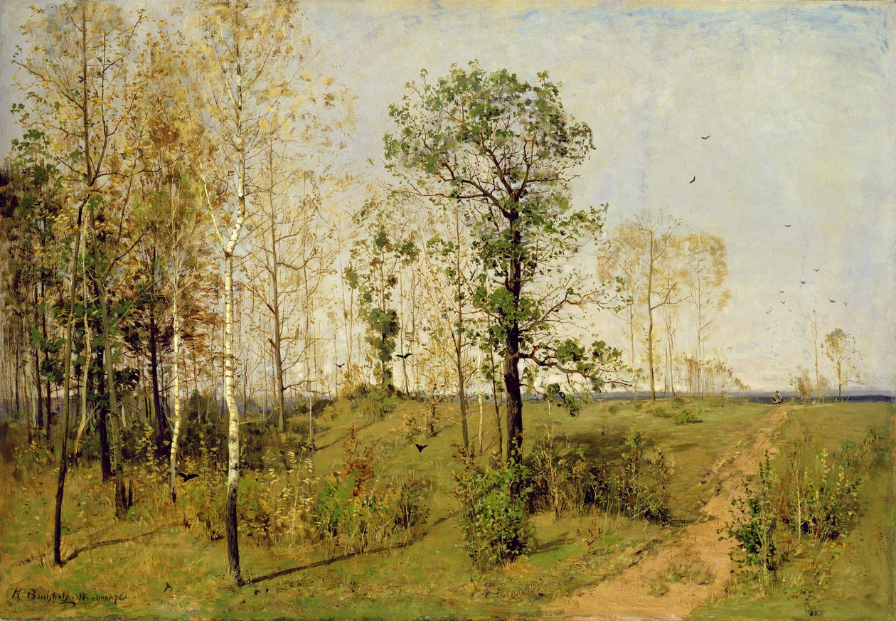 Předjaří ve Výmaru, 1876 od Karl Buchholz