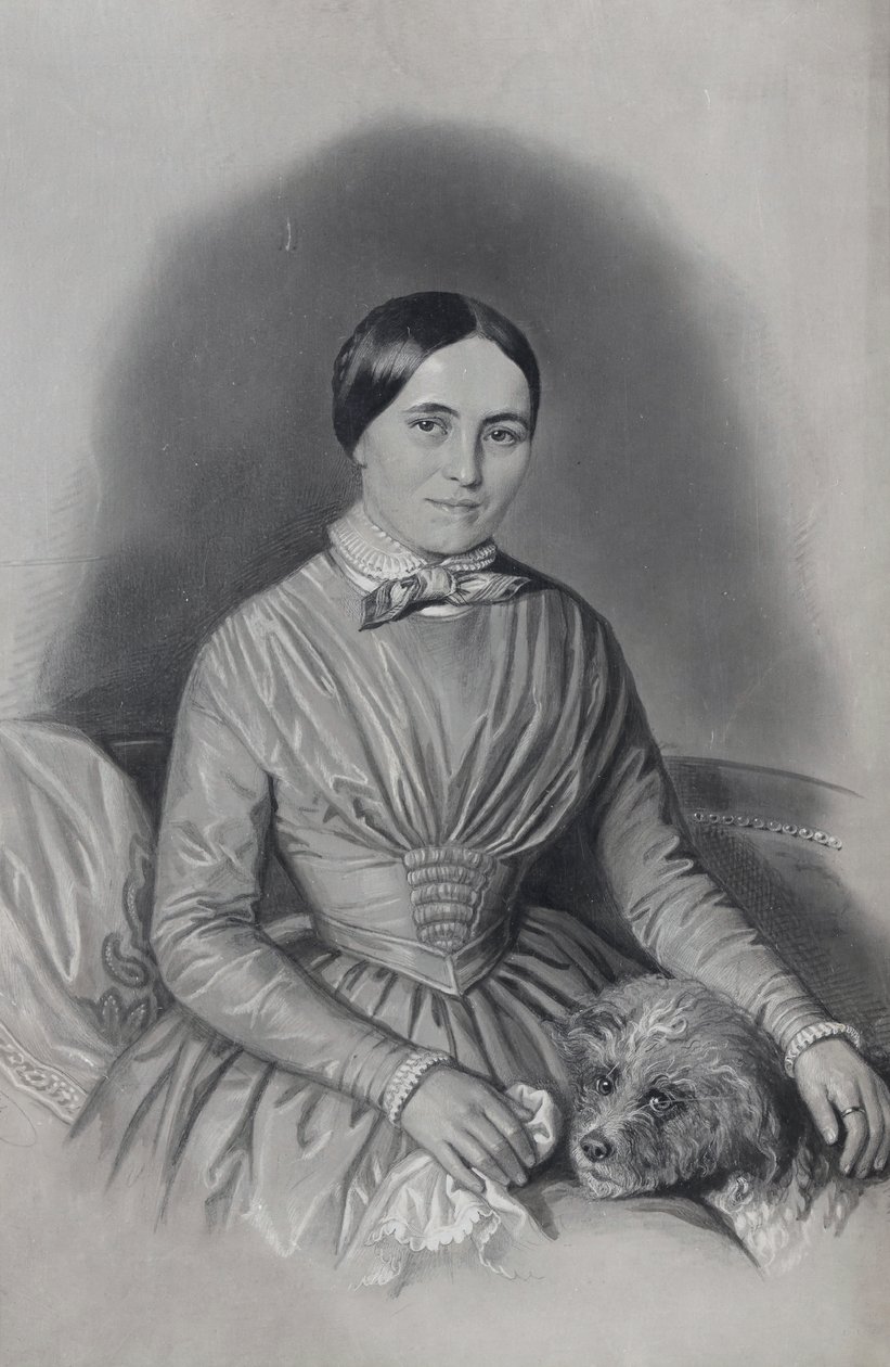 Portrét Johanna Spyriho (1827-1901), spisovatele od Karl Friedrich Irminger