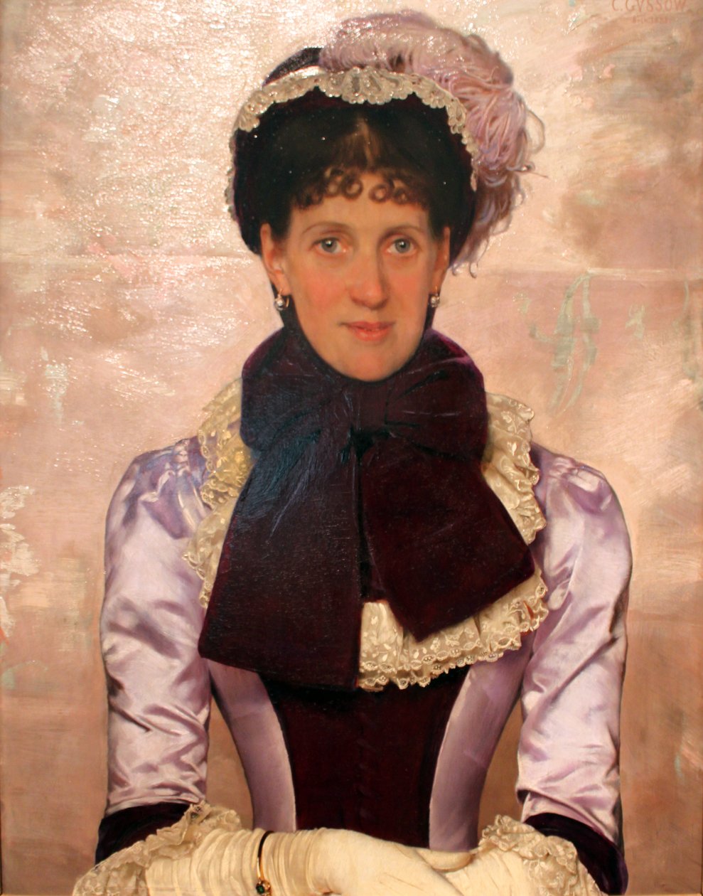 Portrét ženy od Karl Gussow