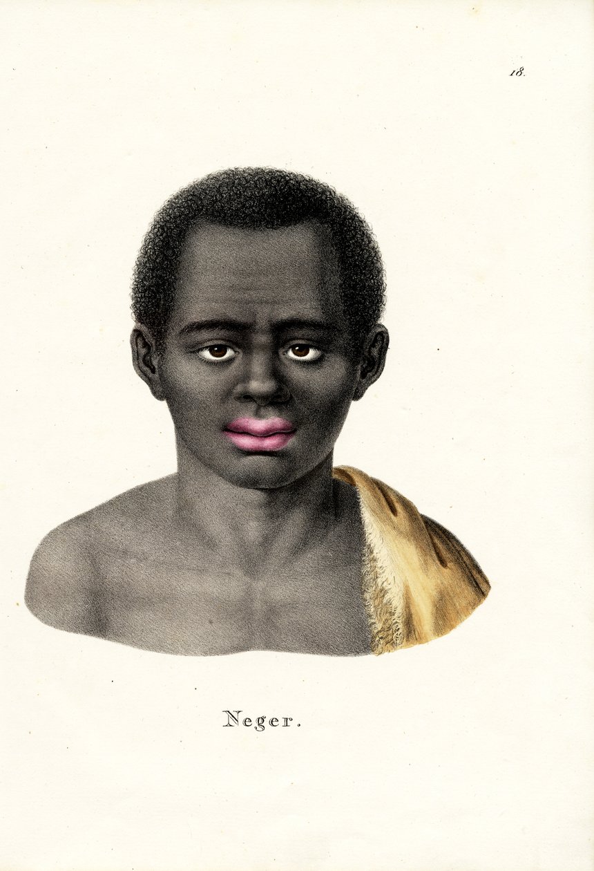 Černý muž, 1824 od Karl Joseph Brodtmann