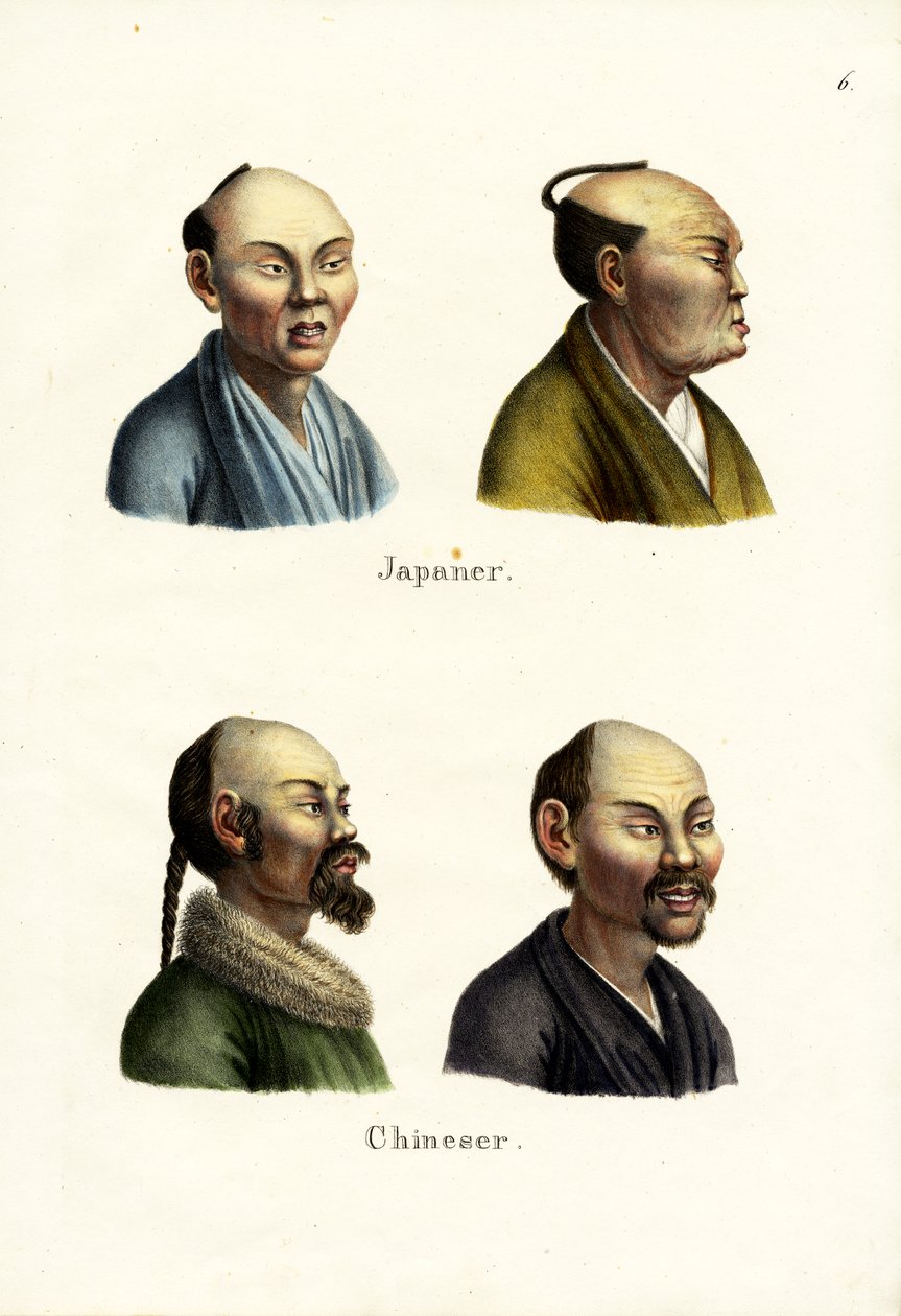 Japonci, 1824 od Karl Joseph Brodtmann