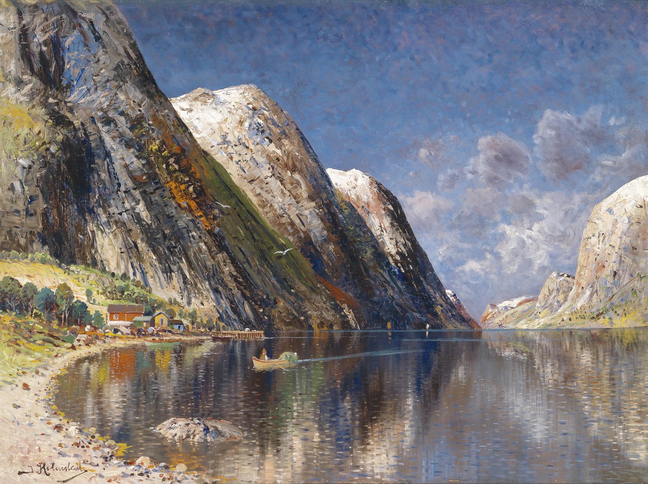 Drontheimský fjord od Karl Kaufmann