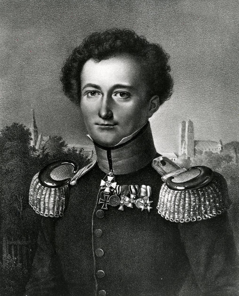 Carl von Clausewitz, tisk F. Michelis, 1830 od Karl Wilhelm Wach