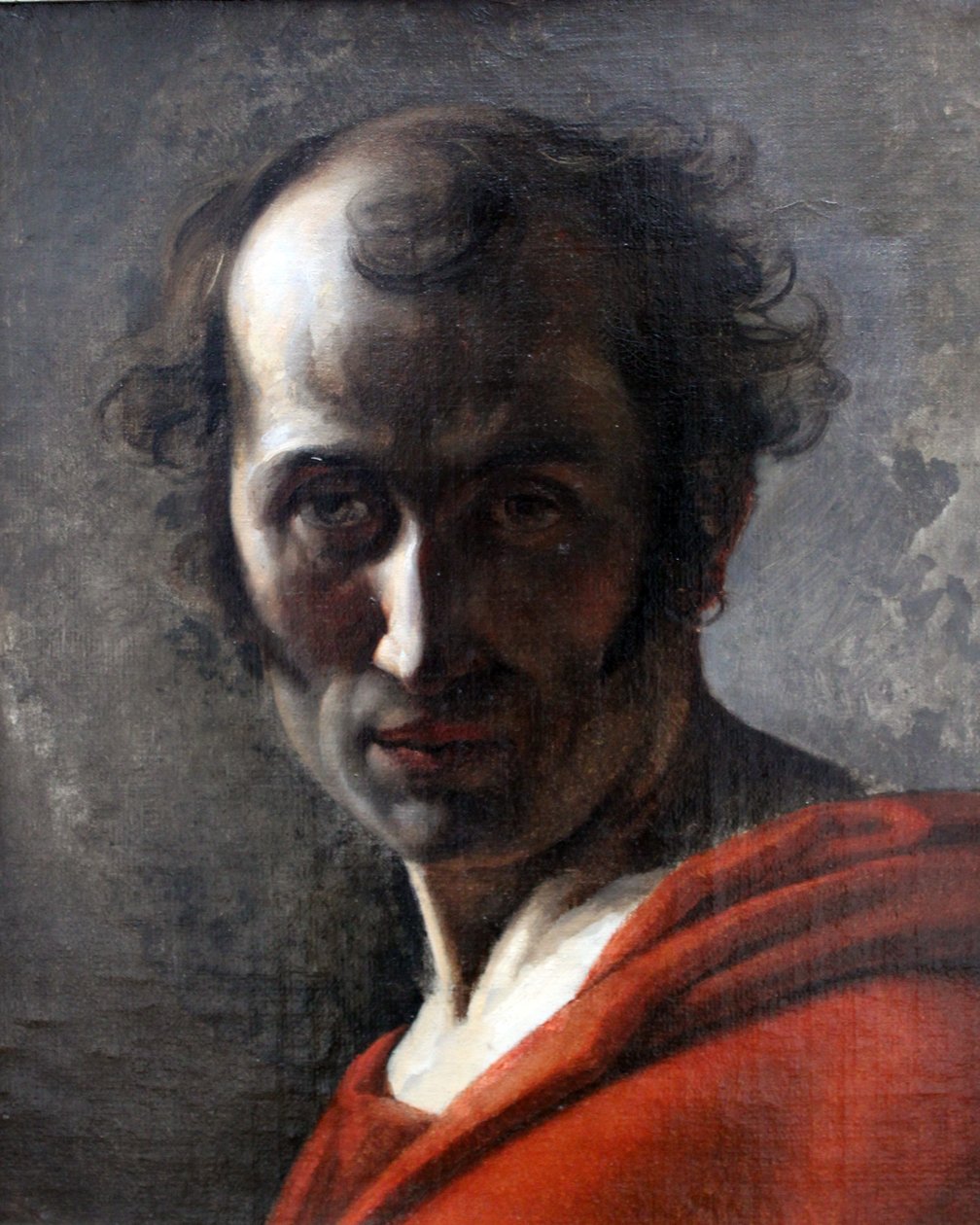 Studie mužské hlavy od Karl Wilhelm Wach