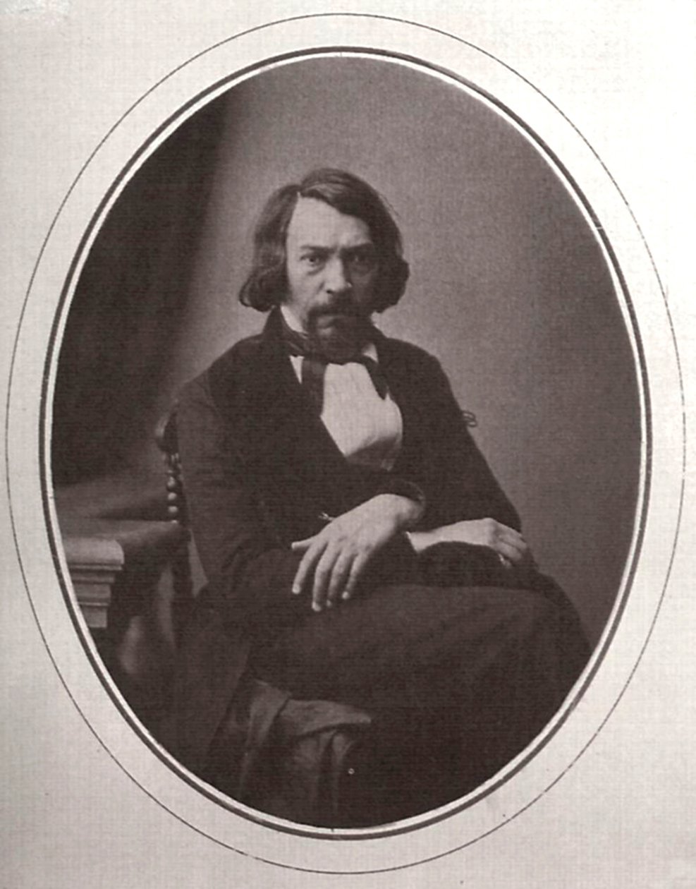 Alexej Stepanovič Chomjakov, ruský náboženský básník, c1858 od Karl August Bergner
