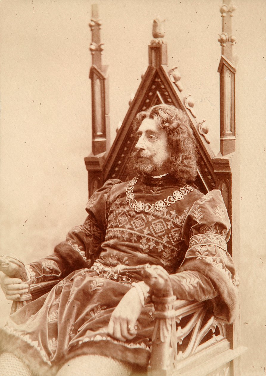 Velkokníže Constantine Constantinovič Ruska jako Hamlet, 1900 od Karl August Fischer
