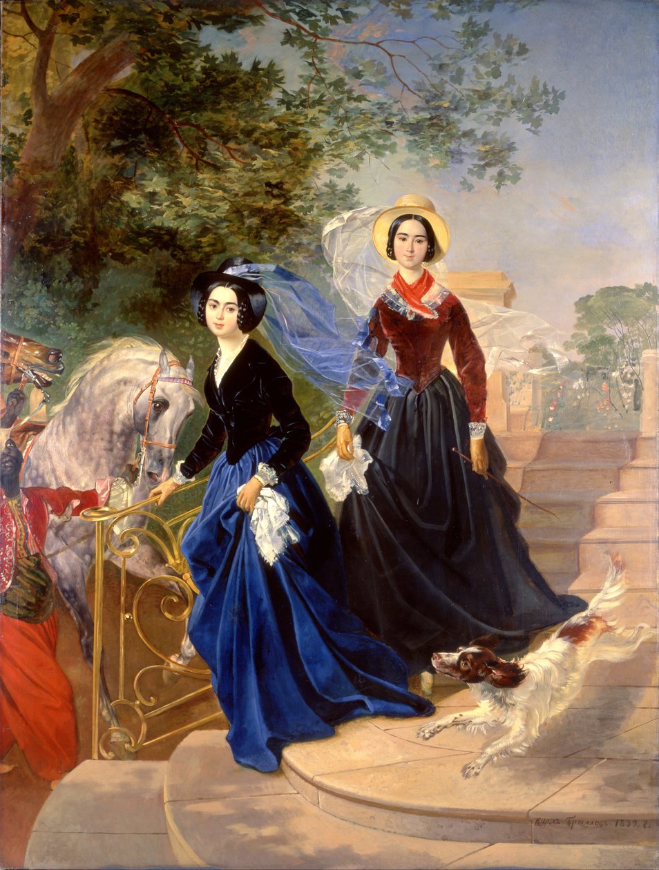 Portrét sester Šišmarevových od Karl Bryullov