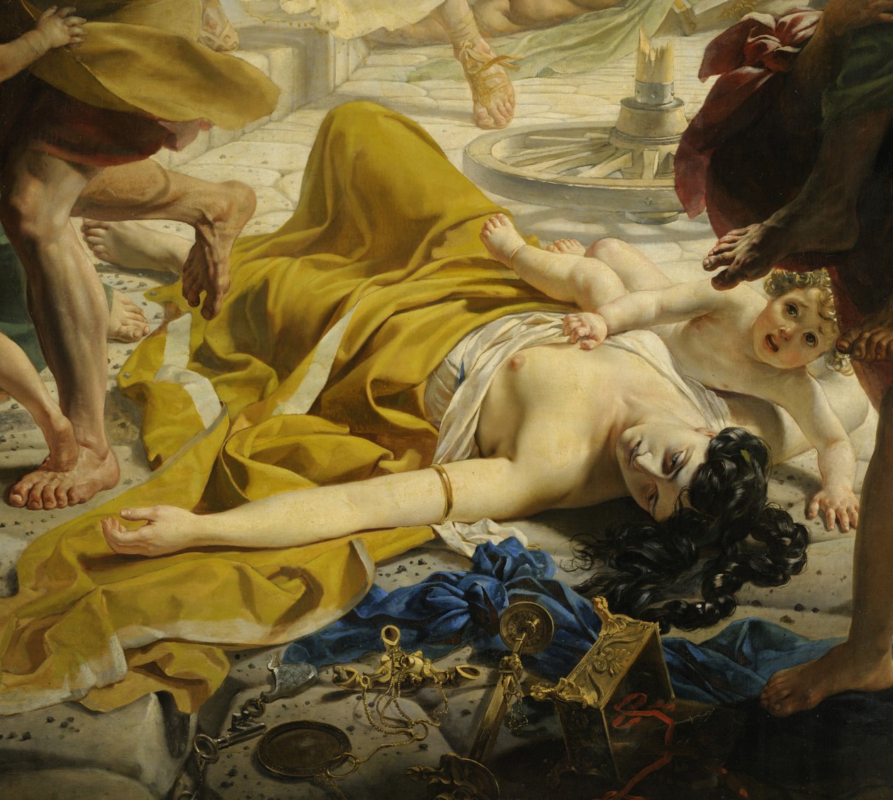 Detail posledního dne Pompejí (Karl Bryullov, 1833, Ruské muzeum) od Karl Pavlovich Bryullov