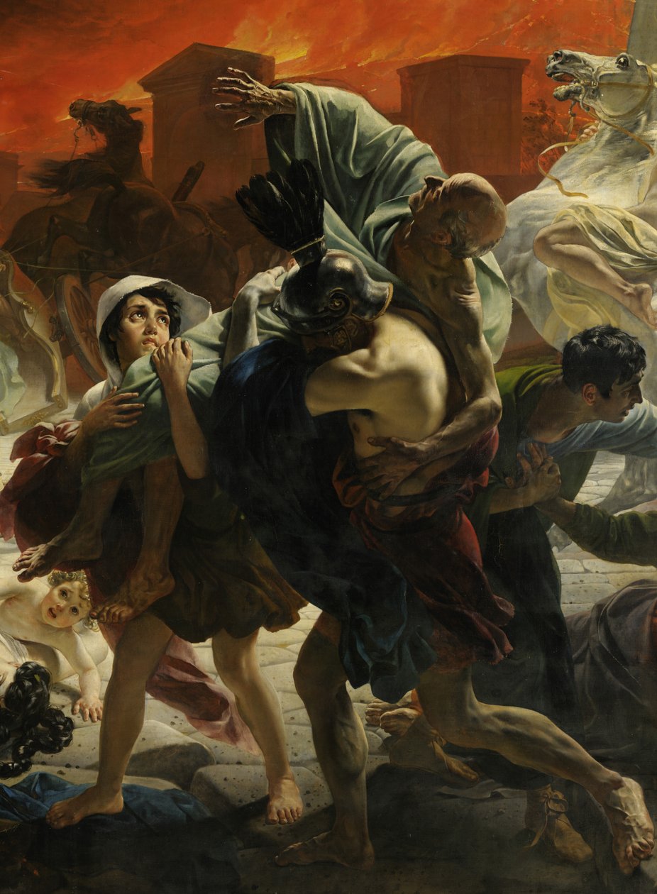Detail posledního dne Pompejí (Karl Bryullov, 1833, Ruské muzeum) od Karl Pavlovich Bryullov