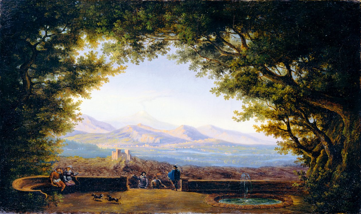 Altán s dalekým výhledem (kopie podle Karla Friedricha Schinkela) od Karl Friedrich Schinkel