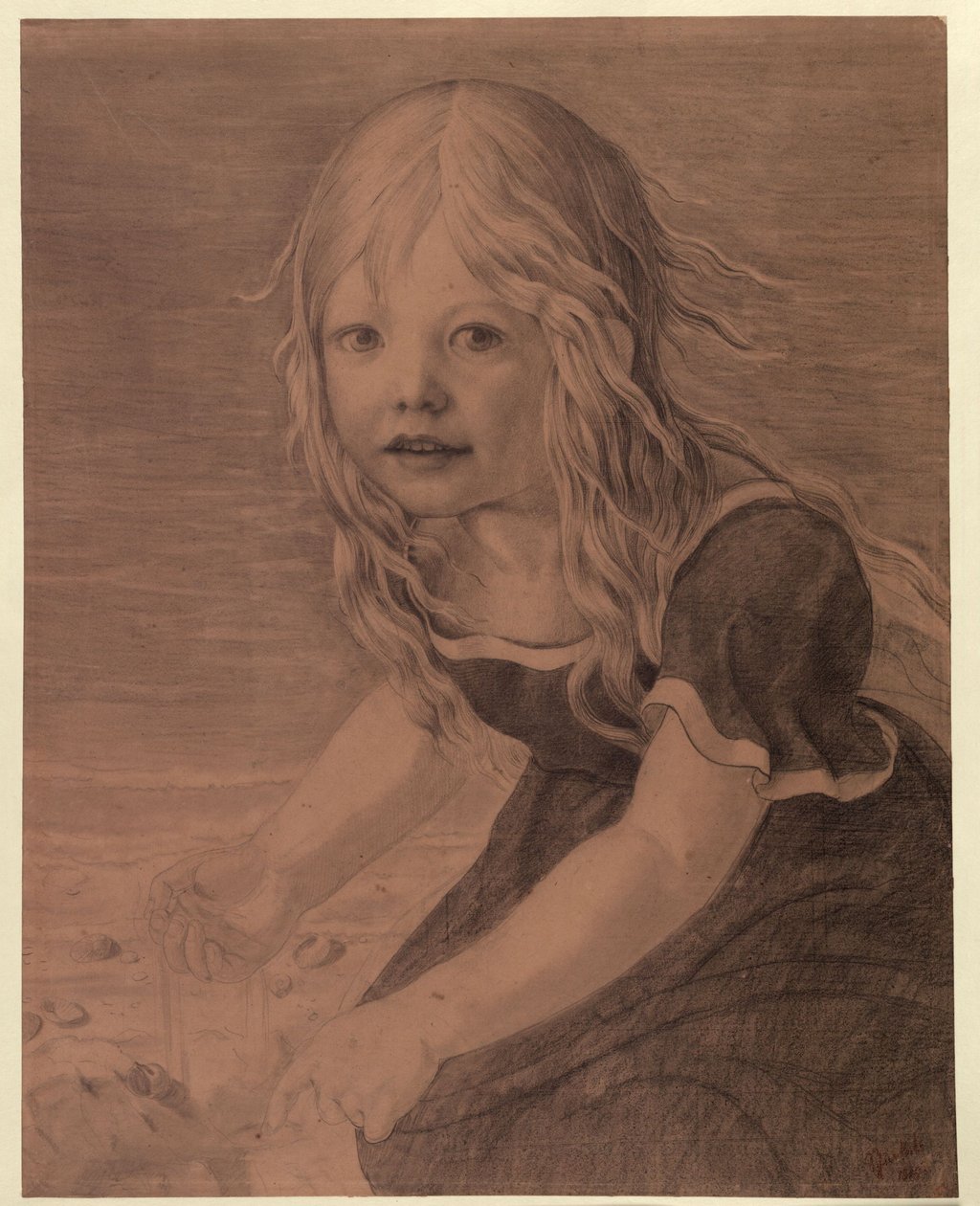 Portrét dcery Marie od Karl Friedrich Schinkel