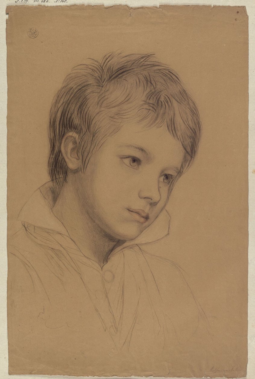 Portrét chlapce od Karl Friedrich Schinkel