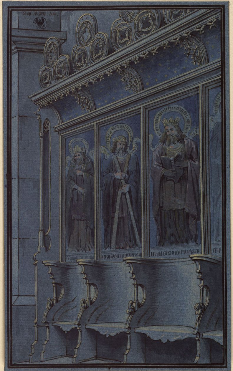 Chórové lavice od Karl Friedrich Schinkel