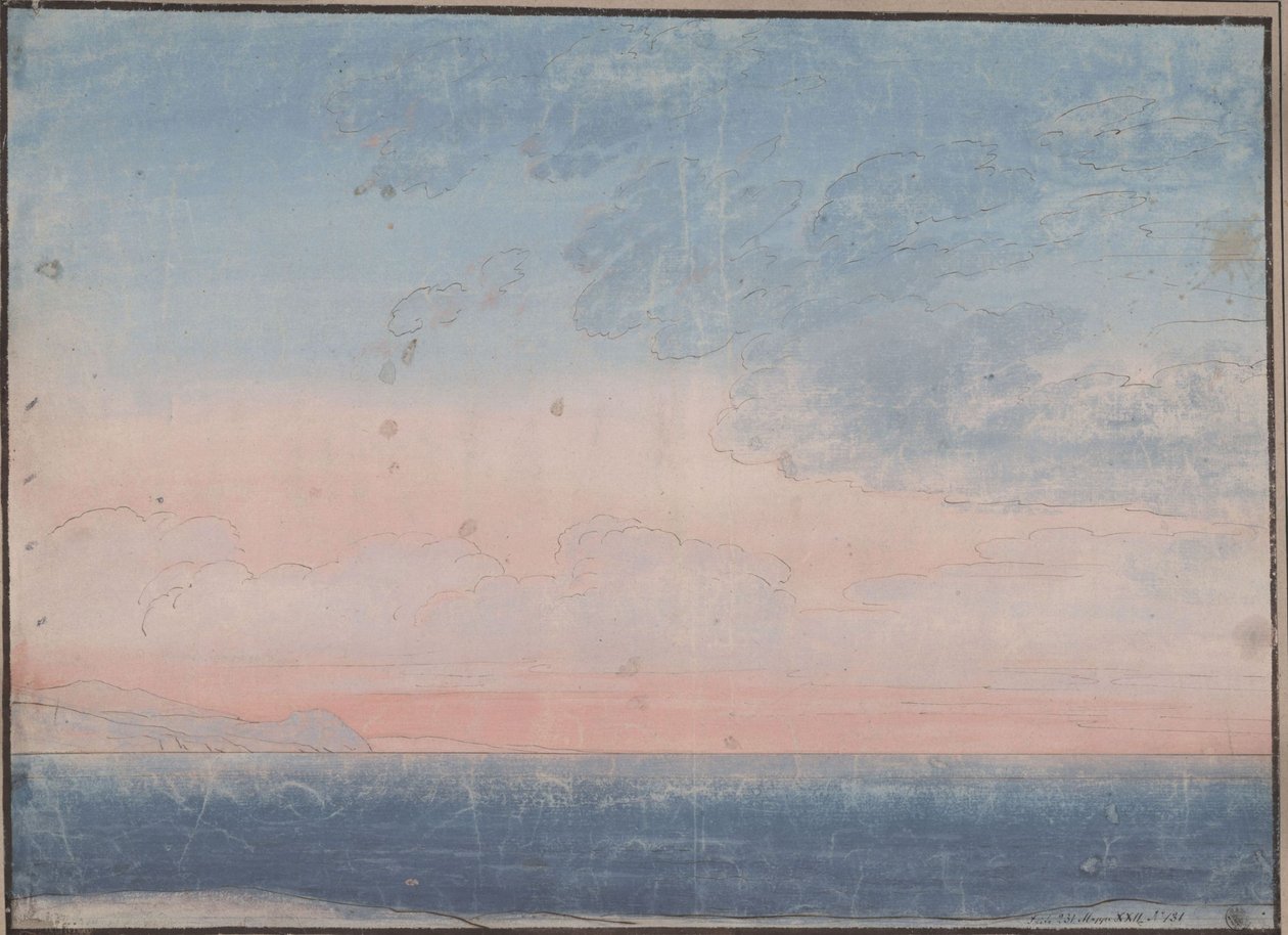 Dekorace pro všeobecné použití. Jižní mořský horizont od Karl Friedrich Schinkel
