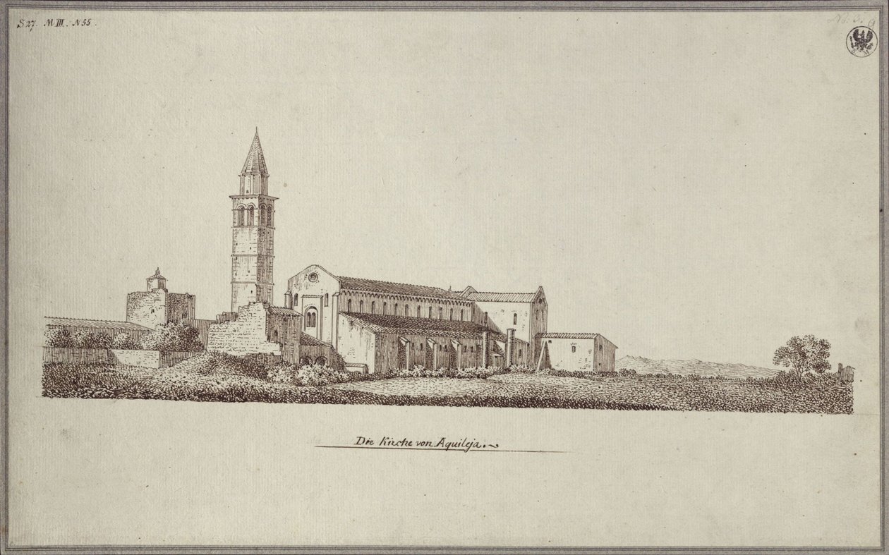 Katedrála Santa Maria v Aquileii od Karl Friedrich Schinkel