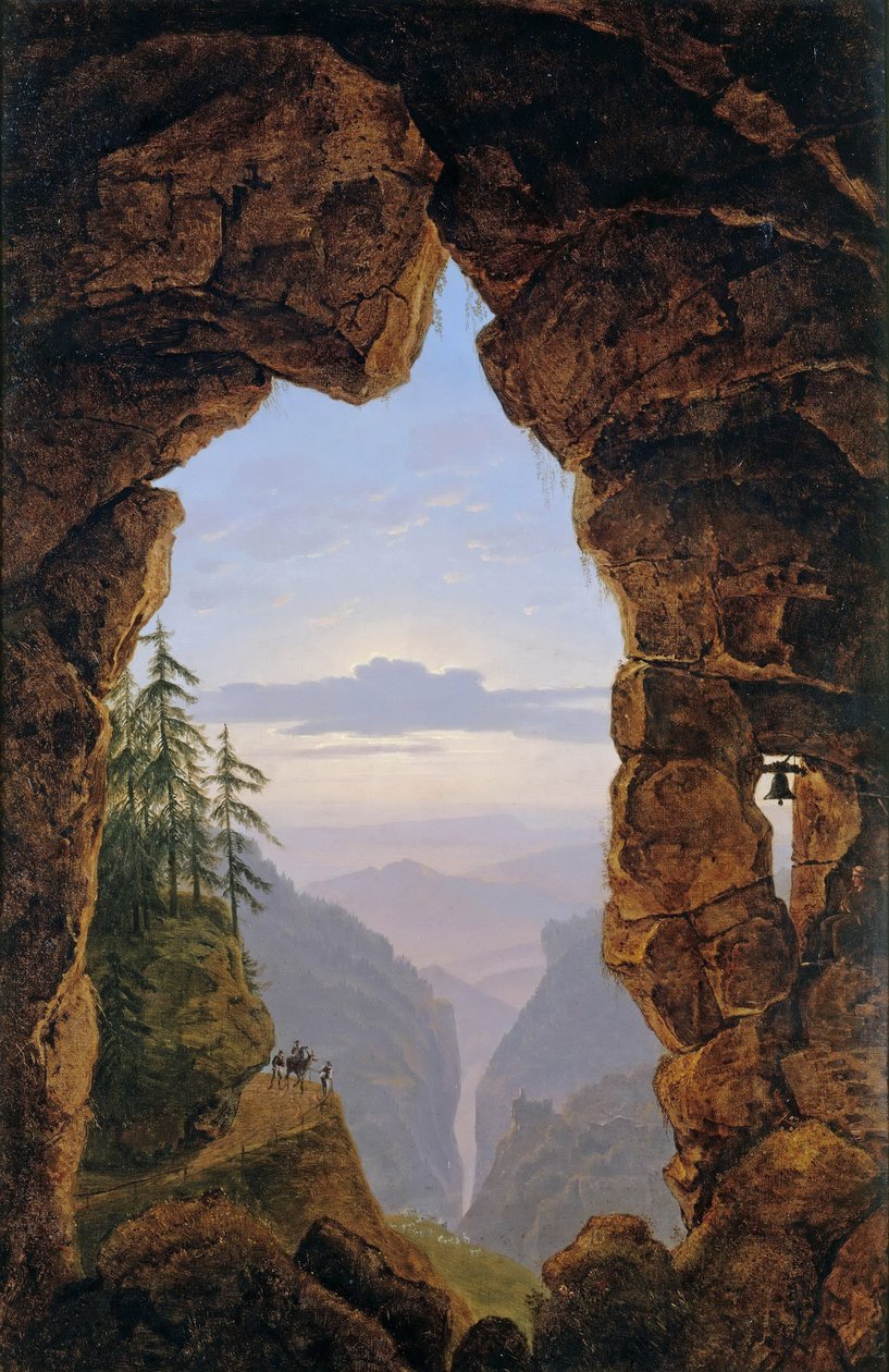 Brána ve skalách, 1818. od Karl Friedrich Schinkel
