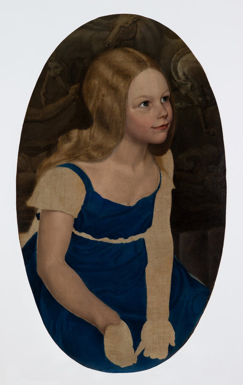 Portrét umělcovy dcery Marie od Karl Friedrich Schinkel