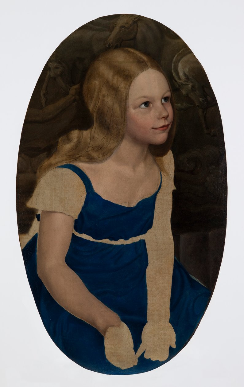 Portrét dcery umělce, Marie od Karl Friedrich Schinkel