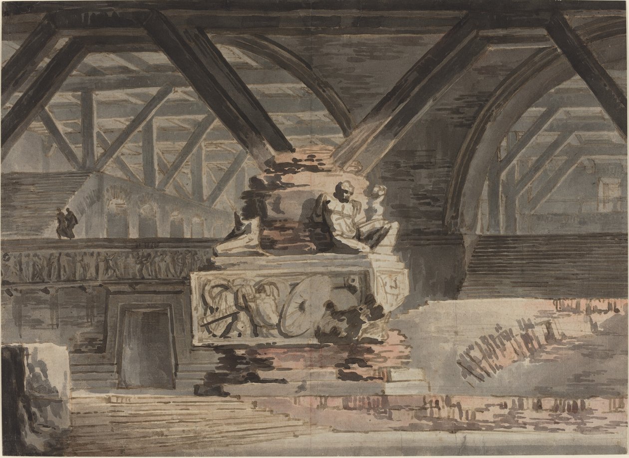 Scéna: Sepulkrální klenba od Karl Friedrich Schinkel