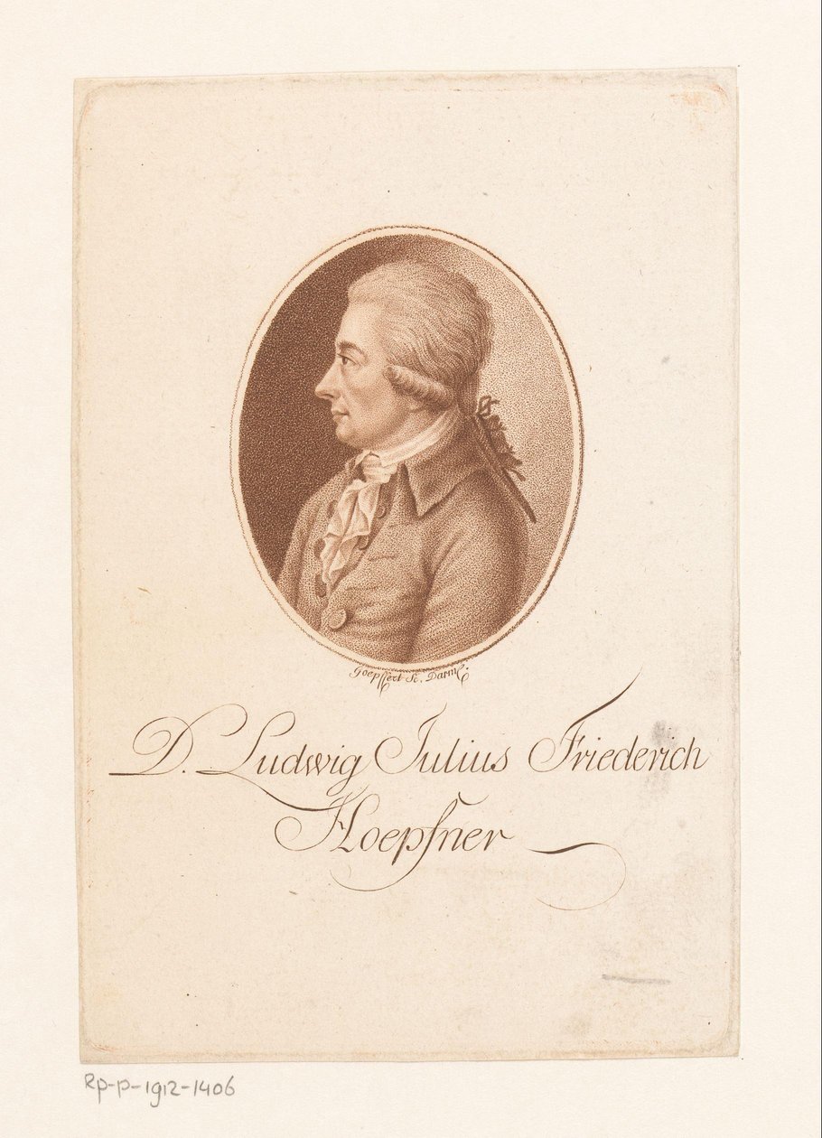 Portrét Ludwiga Hopfnera od Karl Goepfert