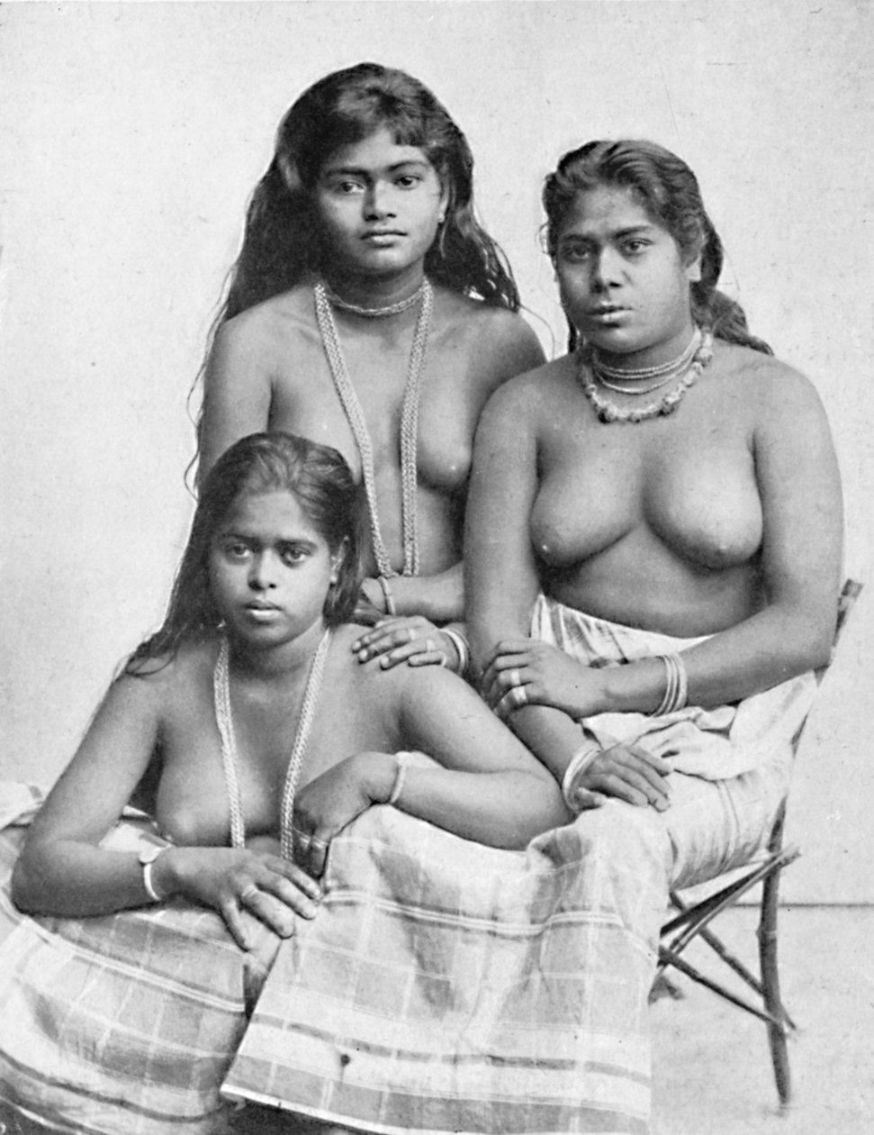 Tři tamilské dívky z Deccan, 1902 od Karl Hagenbeck