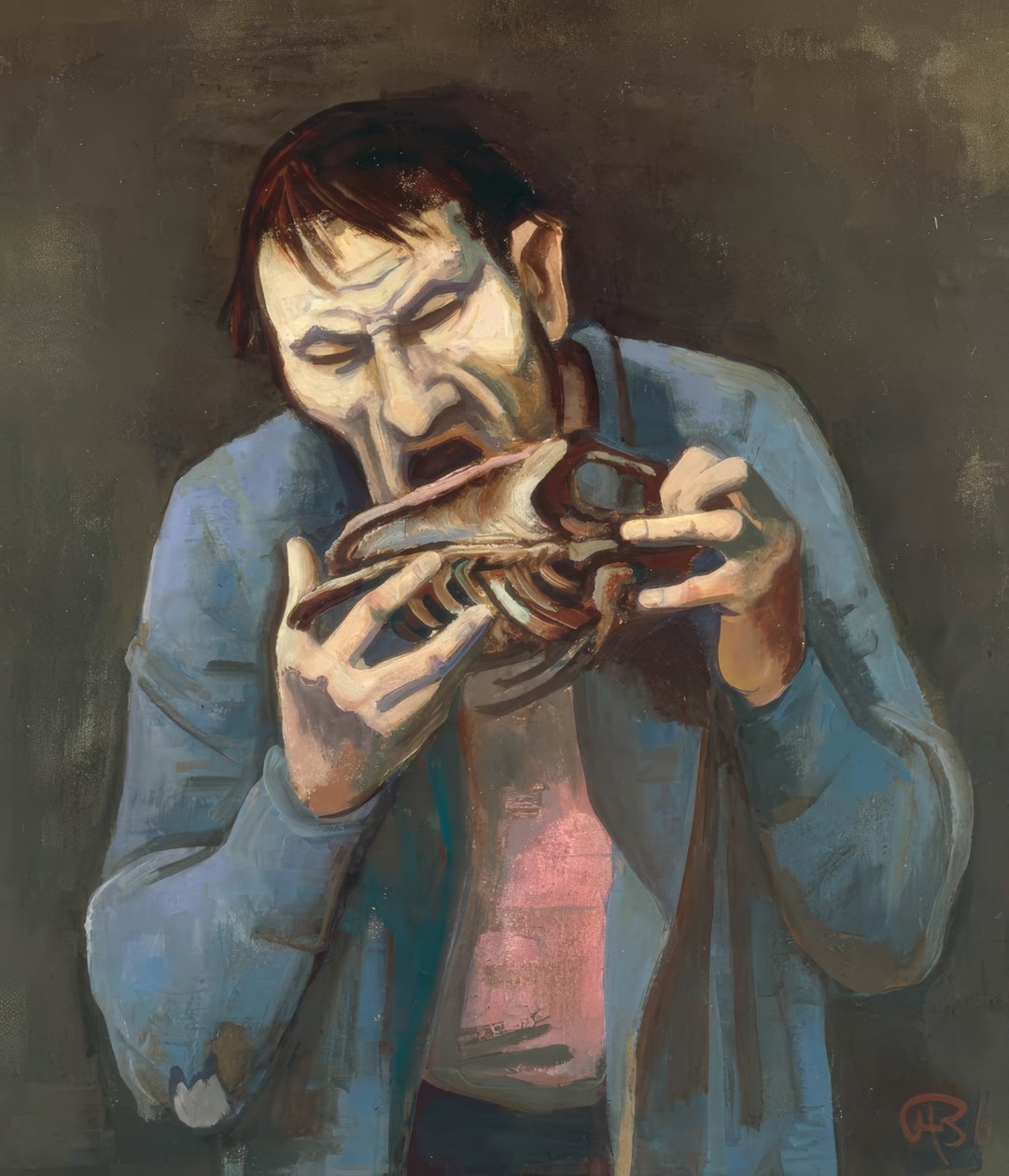 Hladový od Karl Hofer