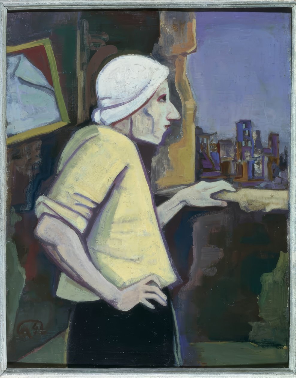 Žena u okna od Karl Hofer