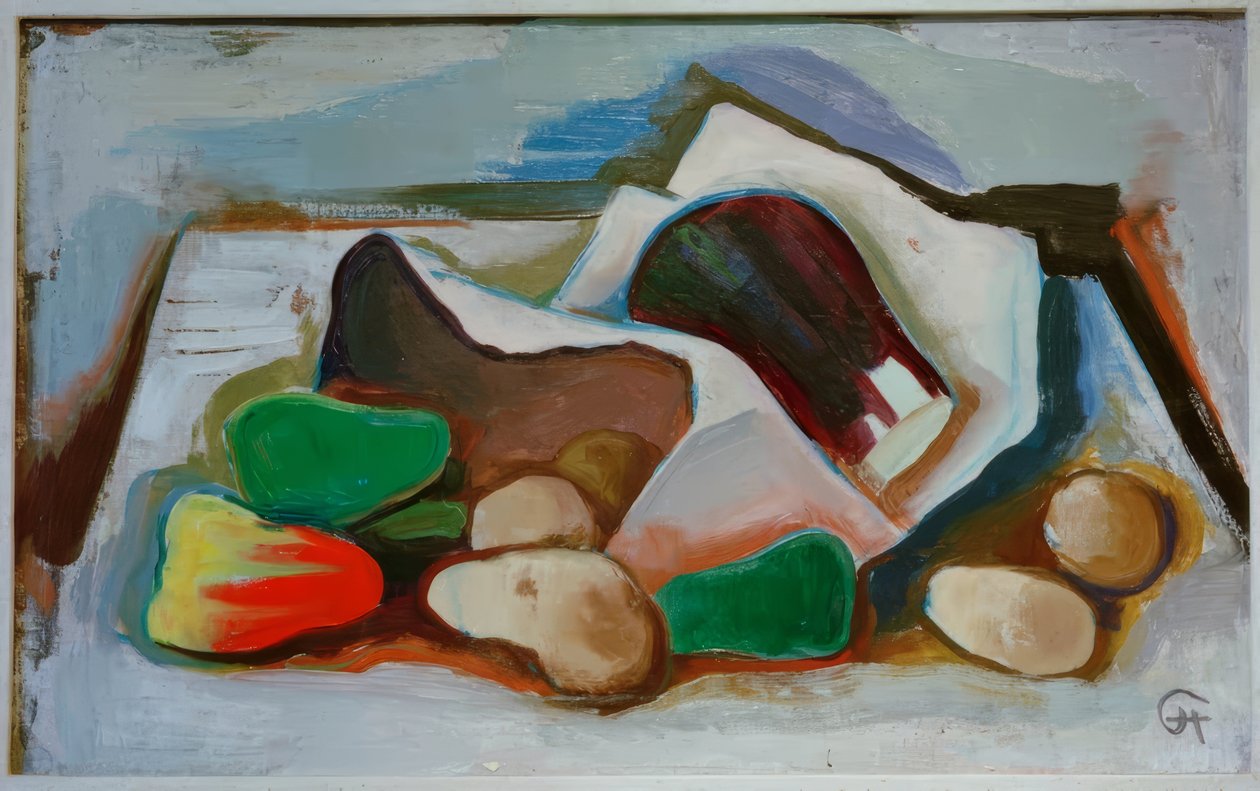 Zeleninové zátiší od Karl Hofer