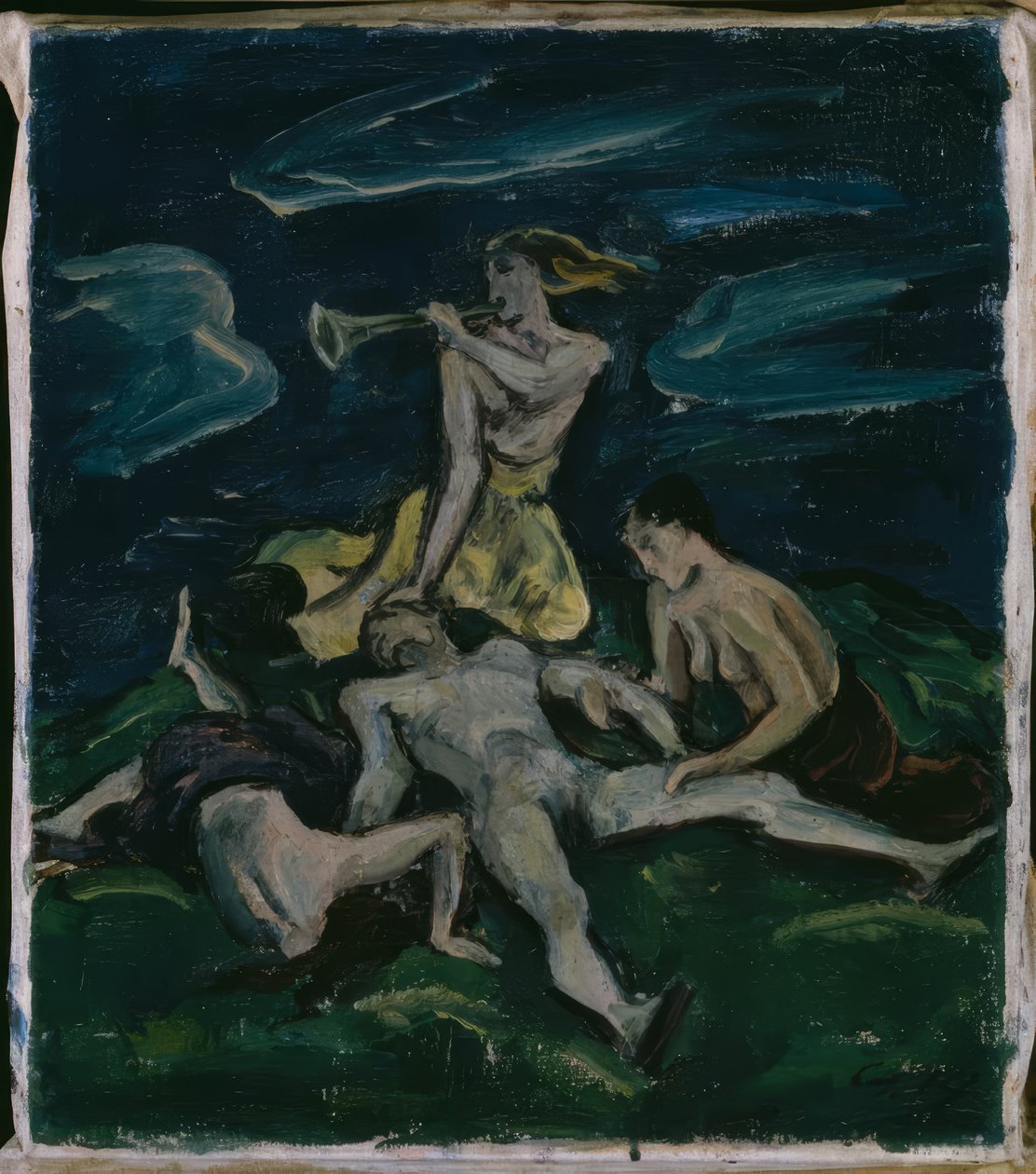 smuteční píseň od Karl Hofer