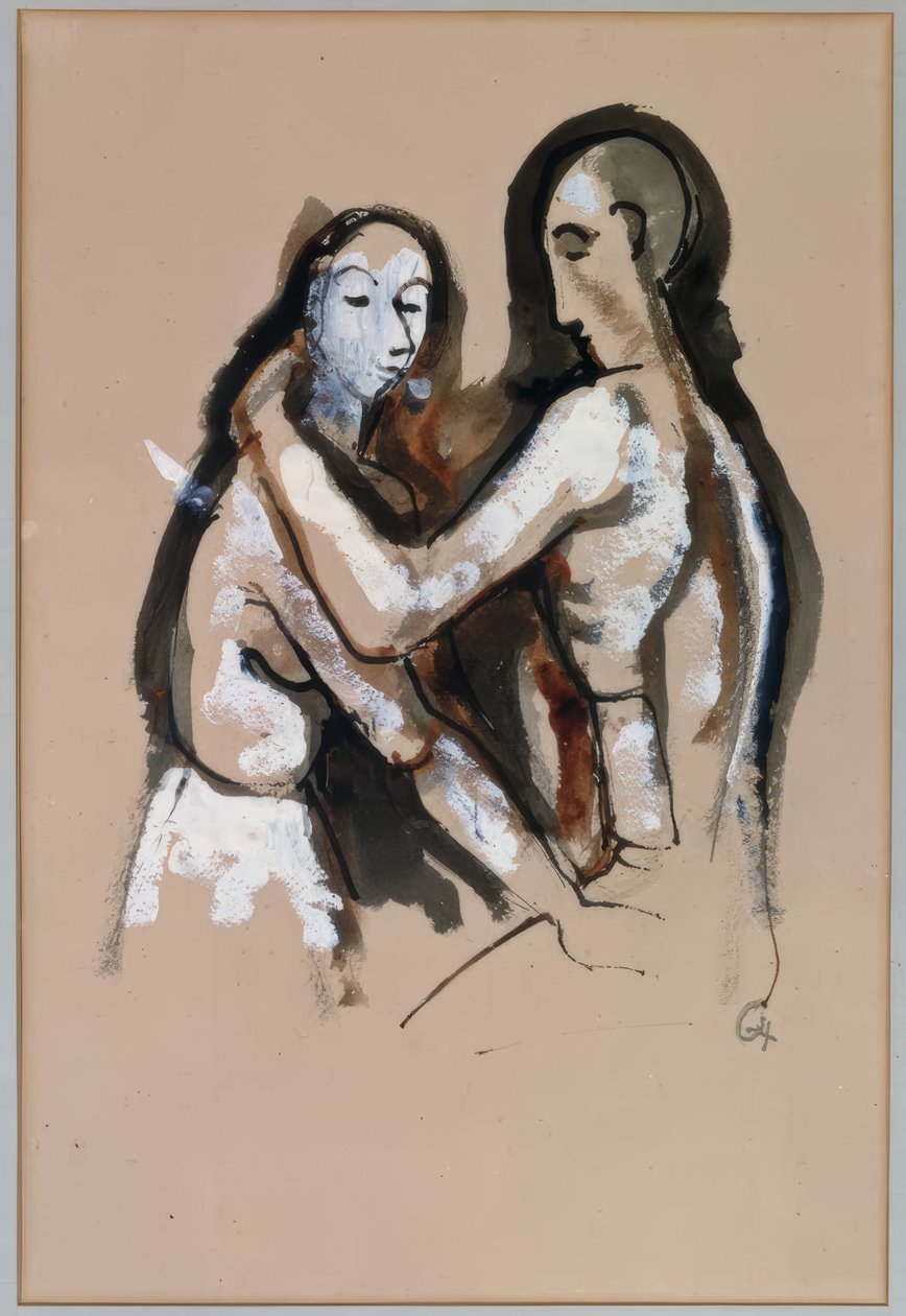 objetí od Karl Hofer