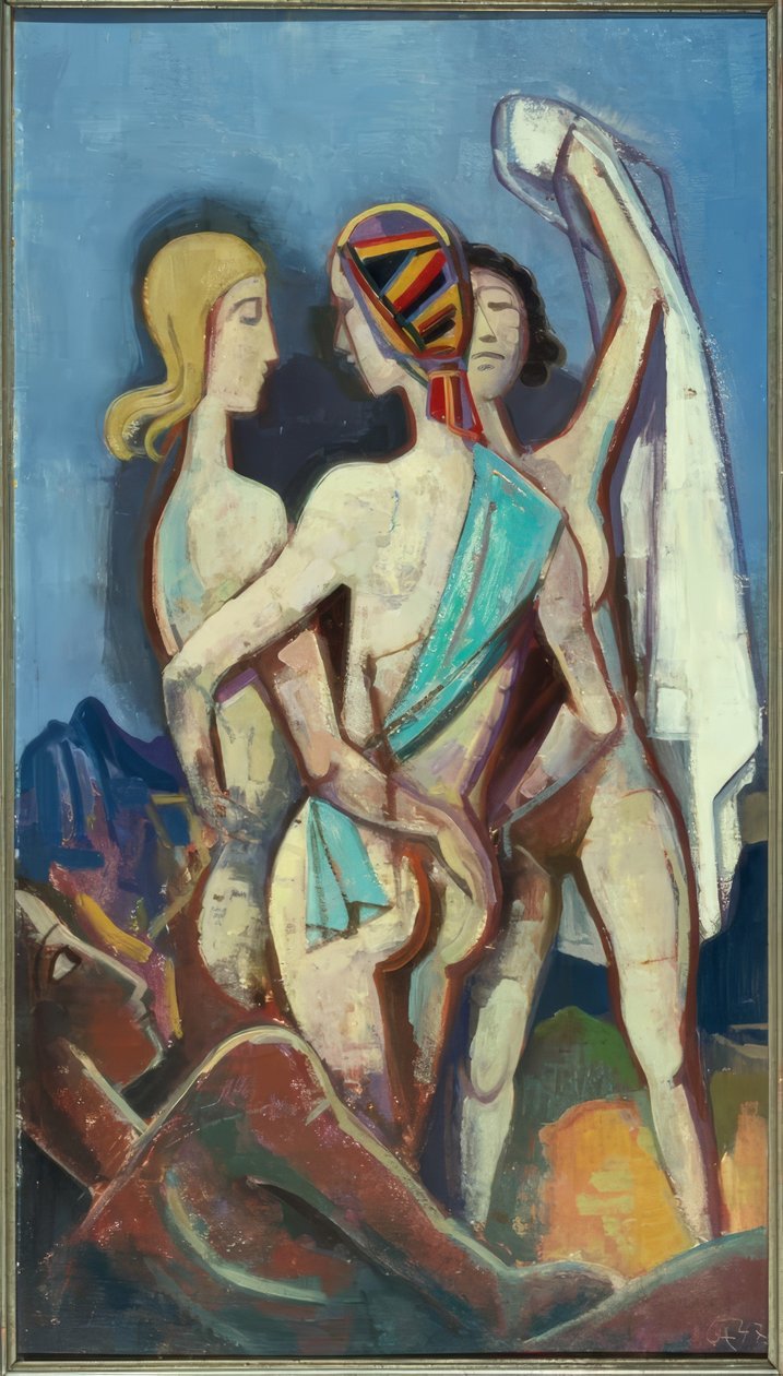 Rozsudek Paříže od Karl Hofer