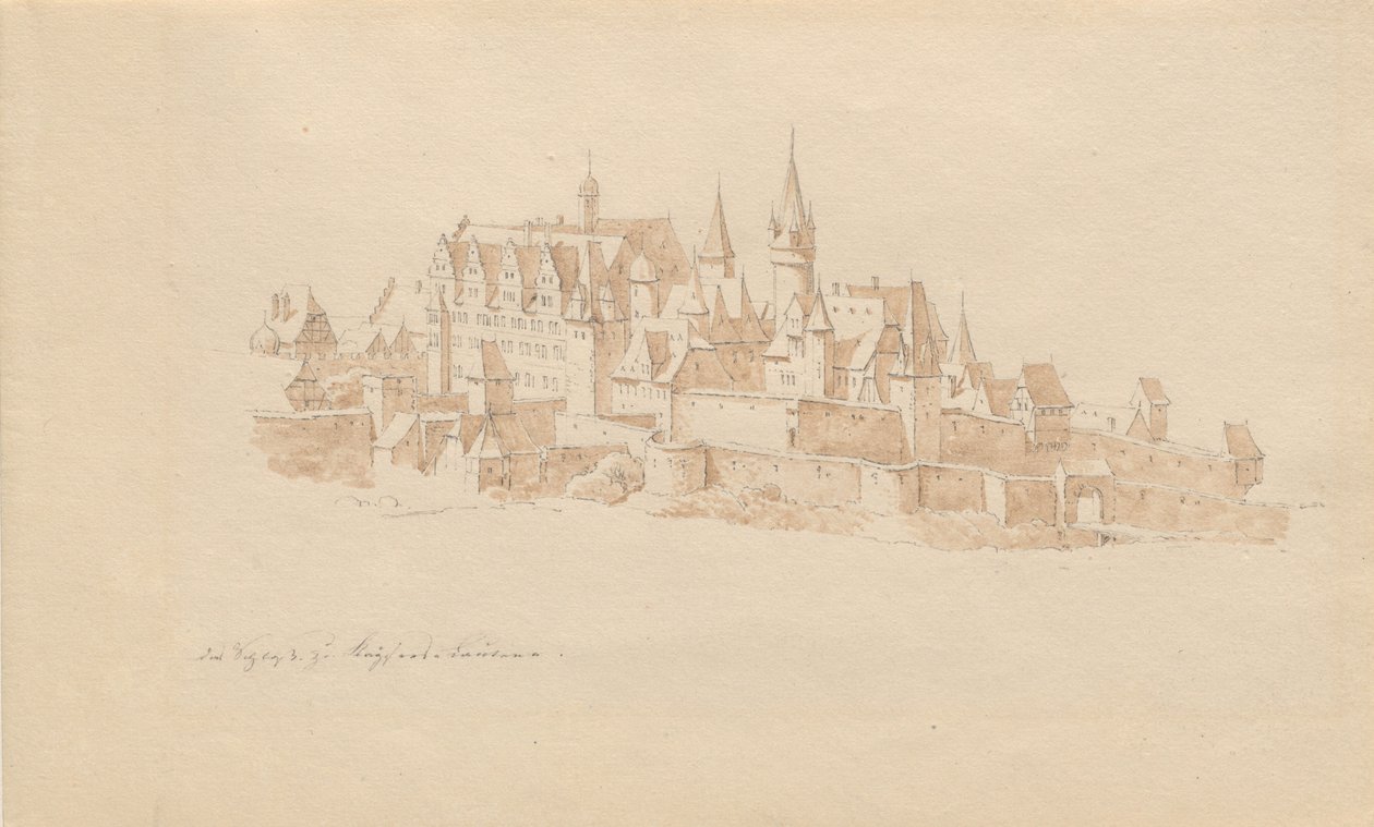 Zámek Kaiserslautern od Karl Julius Von Leypold