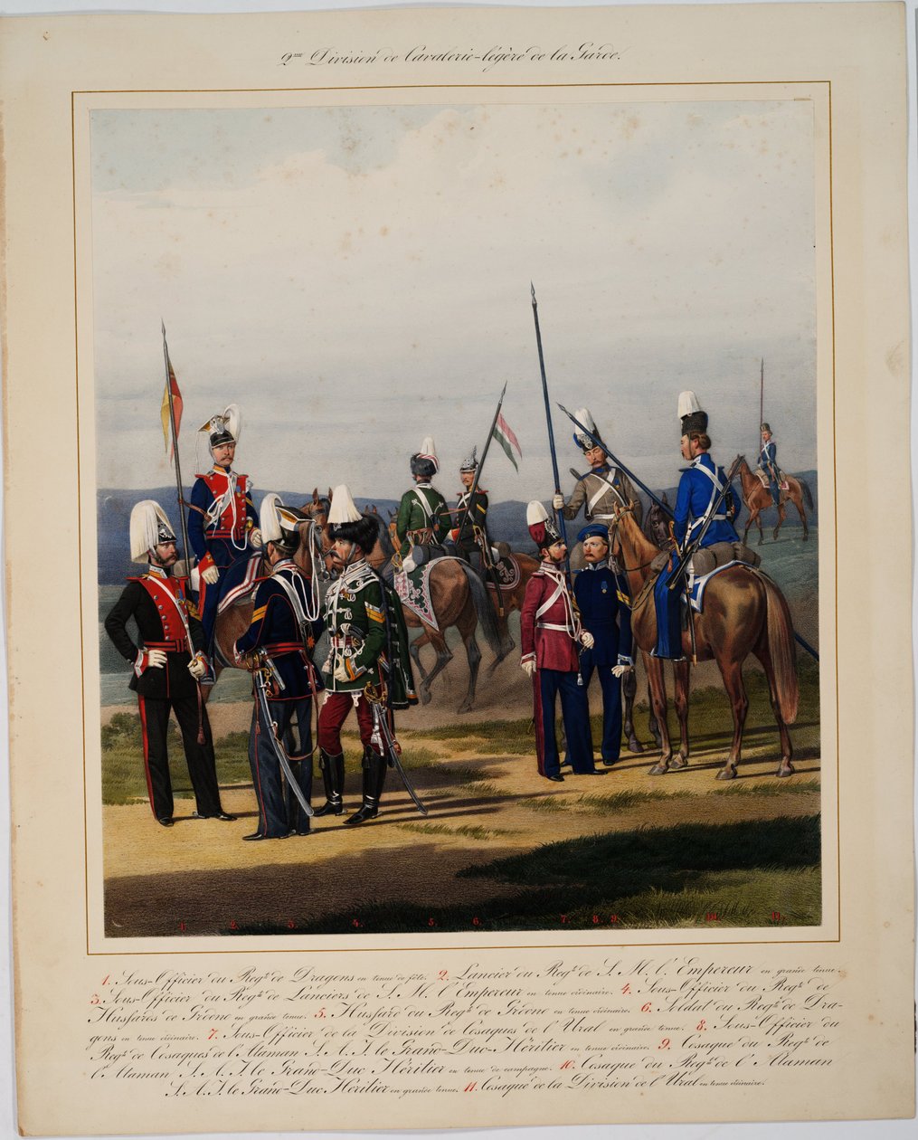 2. gardová jízdní divize, 1867 od Karl Karlovich Piratsky