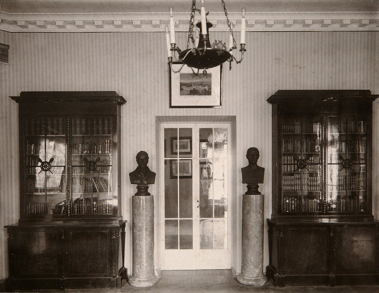 Muzeum císařského Puškinova lycea v Petrohradě, Rusko, 1910. od Karl Kubesch