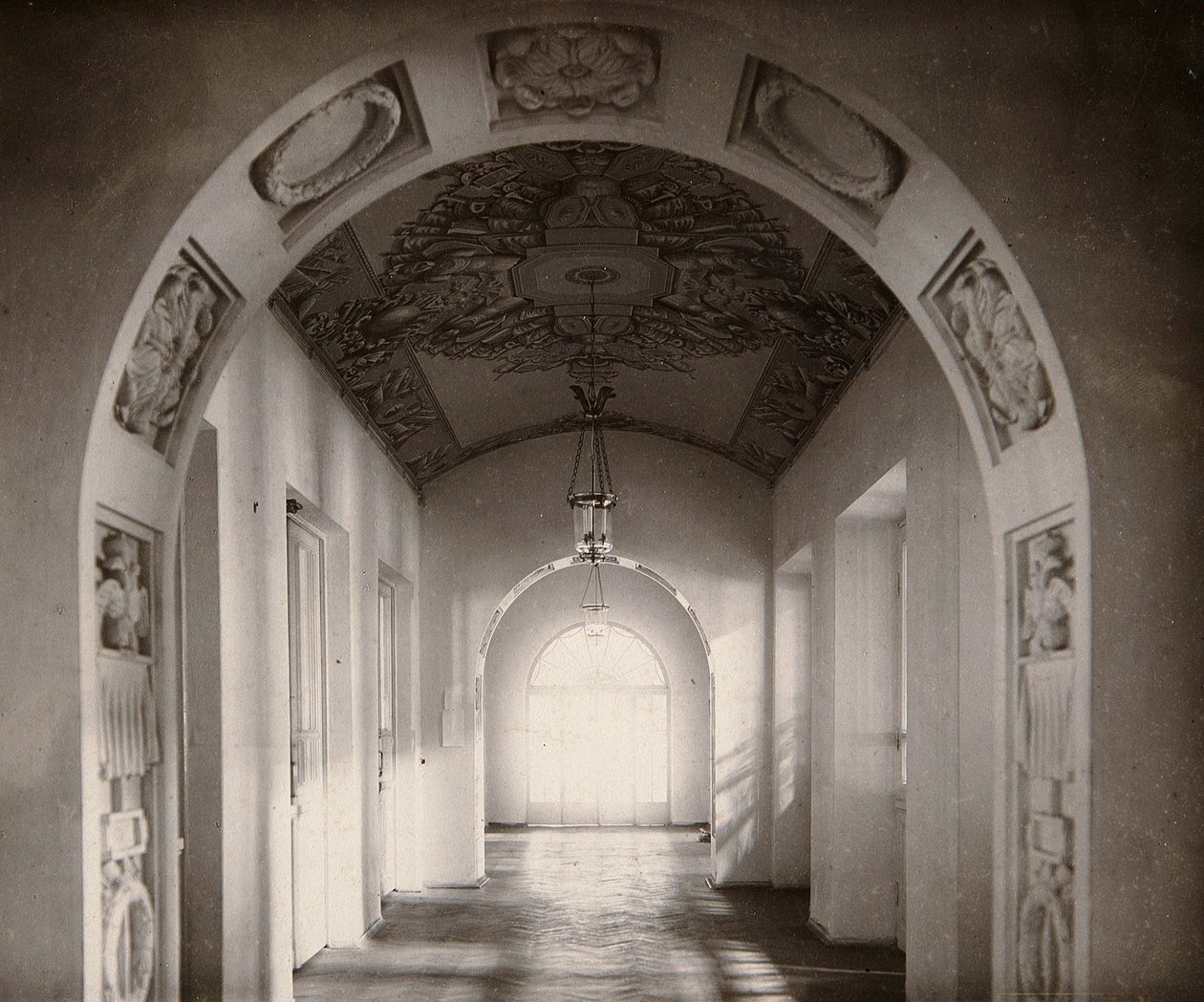 Muzeum císařského Puškinova lycea v Petrohradě, Rusko, 1910. od Karl Kubesch