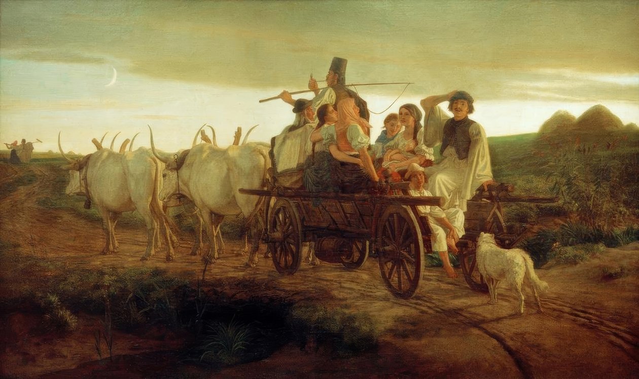 Spřežení volů od Karl Lotz