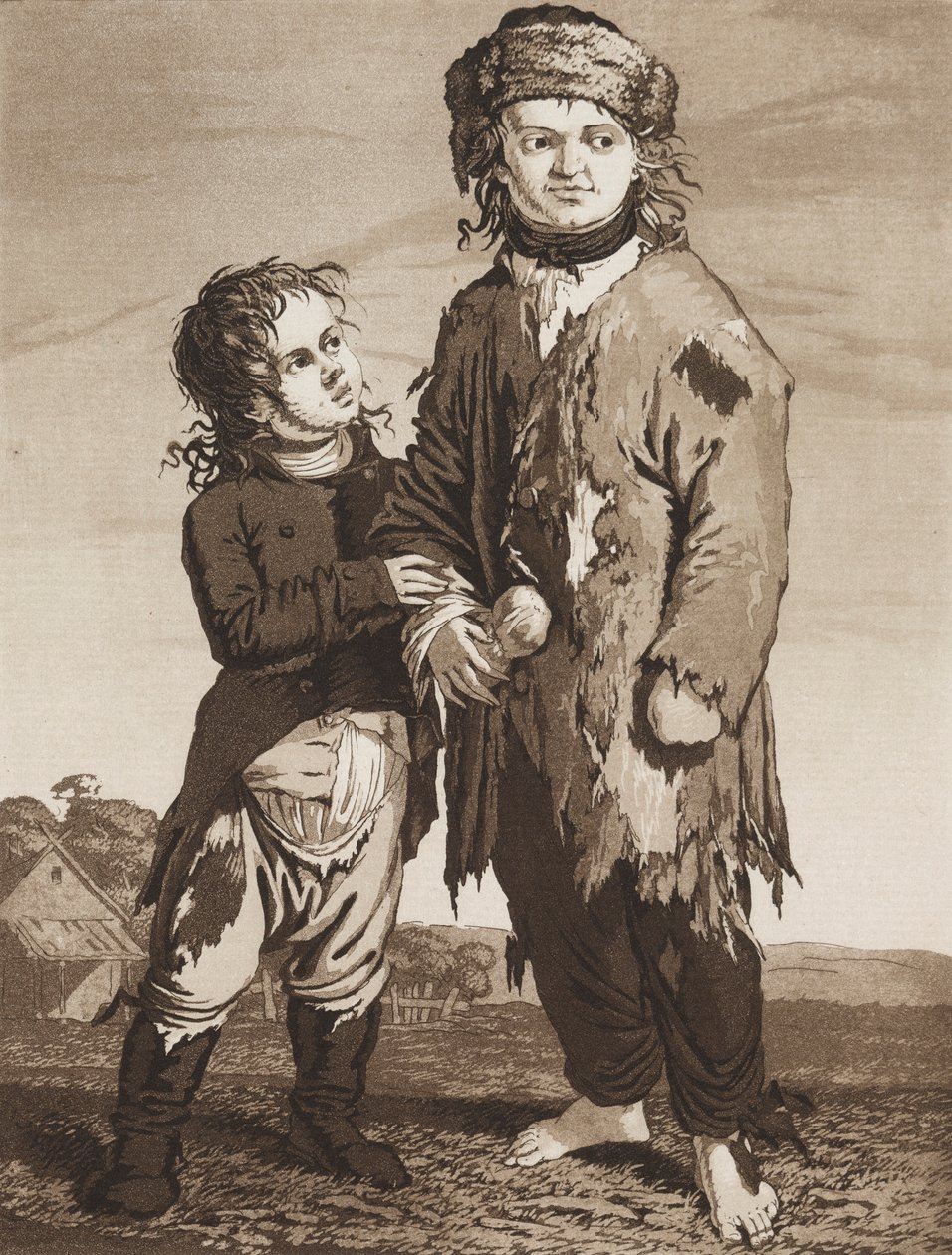 Mladí žebráci od Karl Ludwig Bernhard Buchhorn