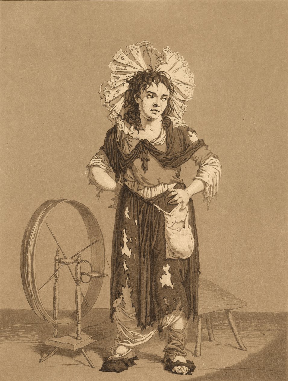Mladí žebráci, kolem roku 1800. od Karl Ludwig Bernhard Buchhorn