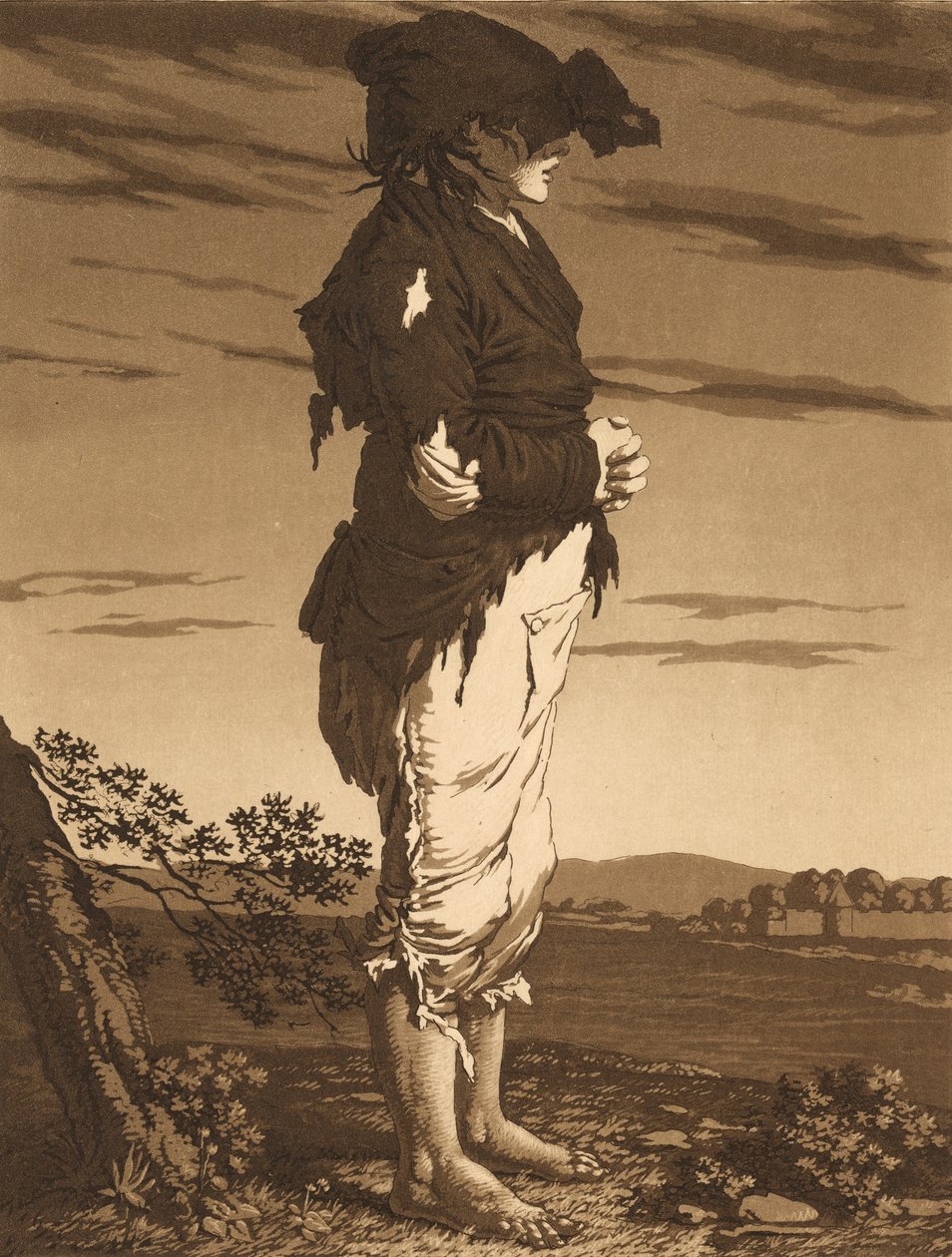Mladí žebráci, c. 1800. od Karl Ludwig Bernhard Buchhorn