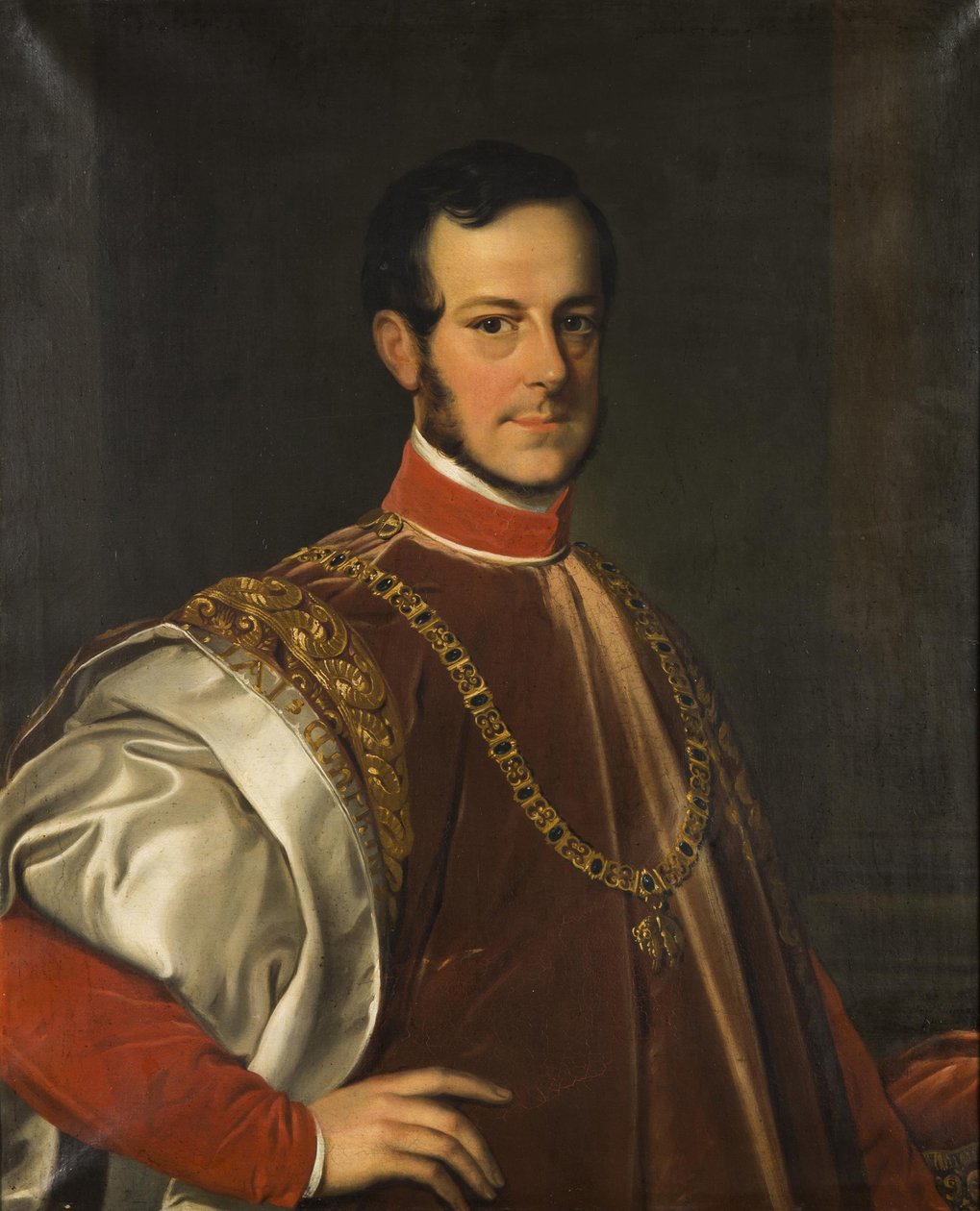 Portrét knížete Jana Adolfa II. ze Schwarzenbergu 1799-1888, 1852. od Karl Ludwig Philippot