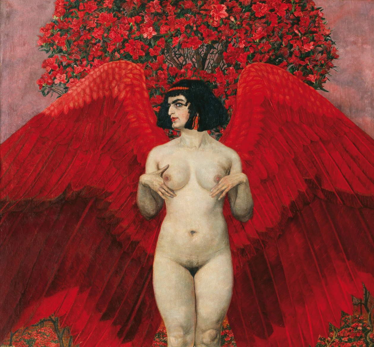 Červený anděl, 1902 od Karl Mediz