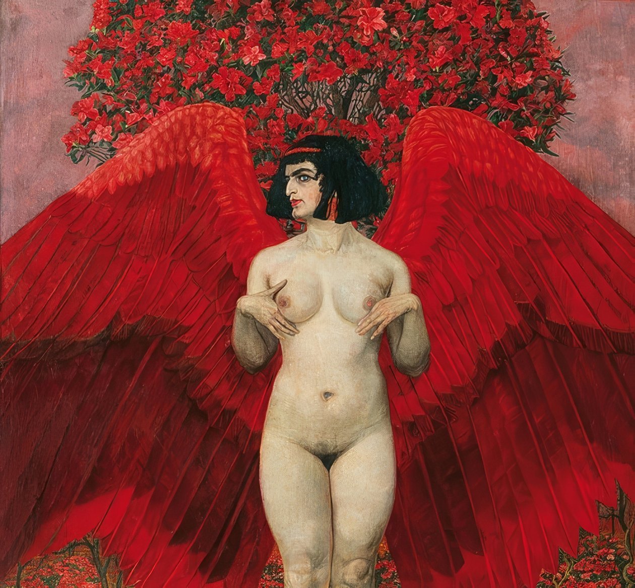 Červený anděl. 1902 od Karl Mediz