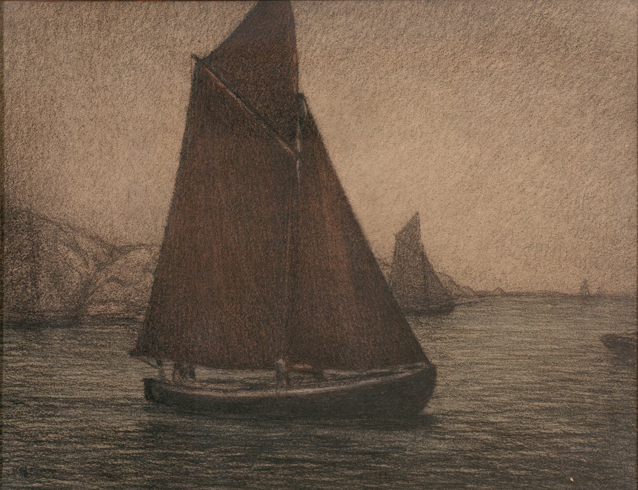 Síťové rybářské čluny od Karl Nordström