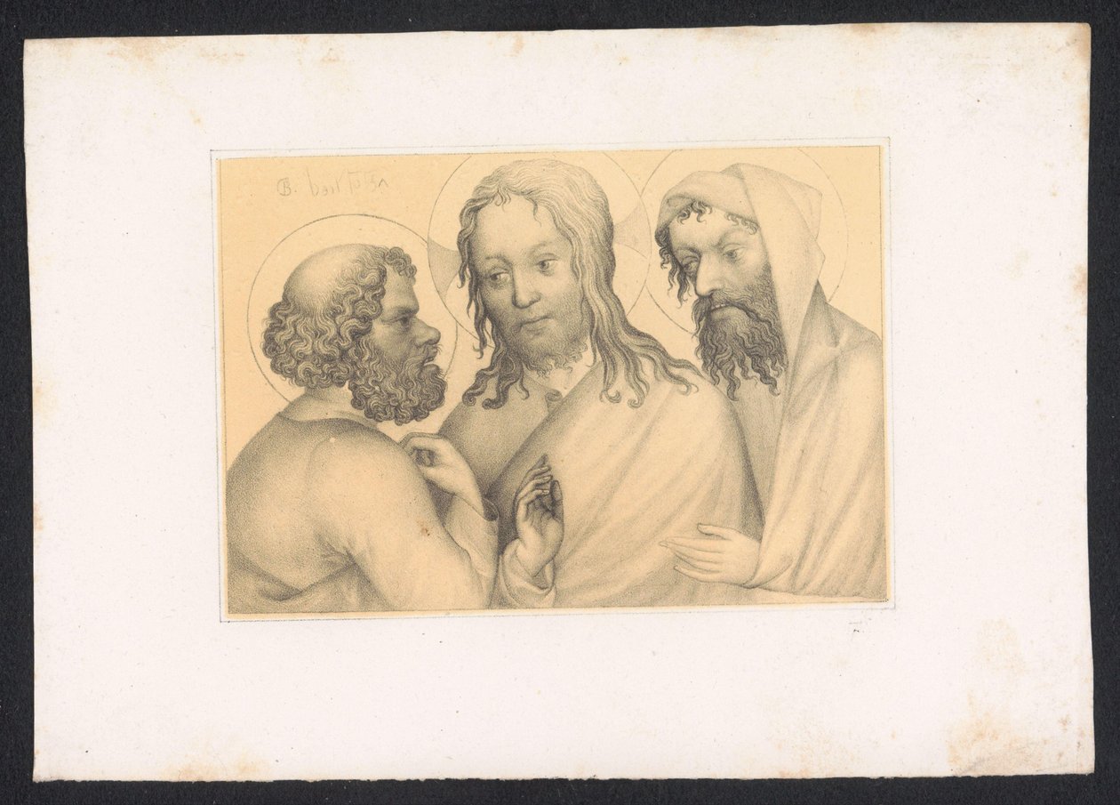 Roeping van Petrus a Andreas Návrhy a studie holandského mistra z 15. století. Století. Na základě originálů uložených v Královské knihovně v Berlíně (název série) od Karl Palzow