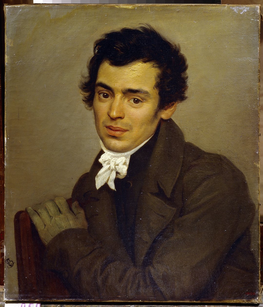 Portrét architekta Konstantina Thona (Portrét architekta Konstantina Thona) - Malba Karla Pavloviče Briullova (Brioullova) (1799-1852), olej na plátně od Karl Pavlovich Bryullov