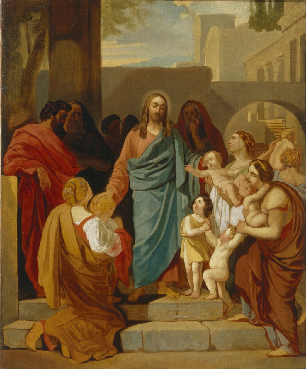 Kristus žehná dětem, 1824 od Karl Pavlovich Bryullov