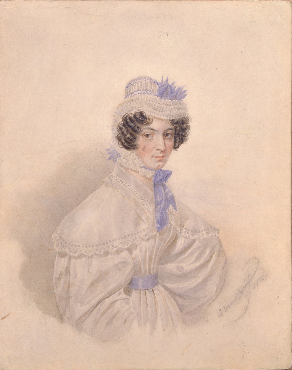 Portrét Anny Borisovny Bakuninové 1802-1835, 1835 od Karl Pavlovich Bryullov