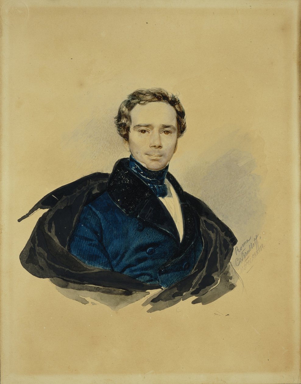 Portrét hraběte Fjodora Fjodoroviče Golitsyna 1794-1854, 1833 od Karl Pavlovich Bryullov